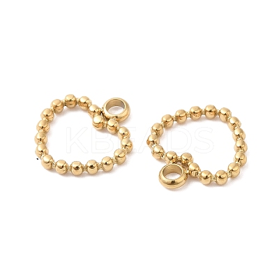 Ion Plating(IP) 304 Stainless Steel Charms X-STAS-Q215-02G-1
