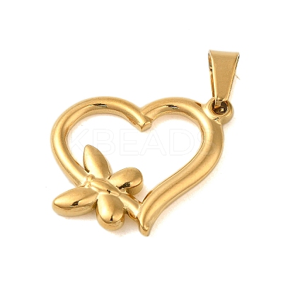 Ion Plating(IP) 304 Stainless Steel Pendants STAS-C103-17A-G-1