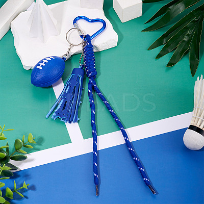 1Pc Cotton Braided Pendant Decorations AJEW-TA0002-56A-1