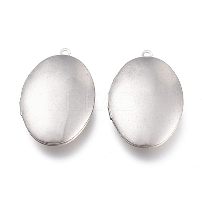 Tarnish Resistant 316 Stainless Steel Locket Pendants STAS-Z010-05-1