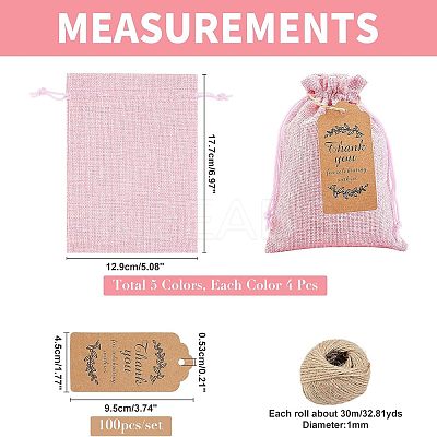 Burlap Packing Pouches ABAG-NB0001-19-1