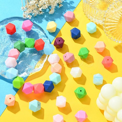 Hexagon Silicone Beads SIL-CJC0005-02-1