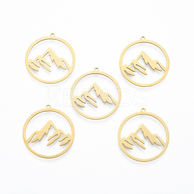 Ion Plating(IP) 304 Stainless Steel Pendants LS-A-STAS-N090-LA911-2-1
