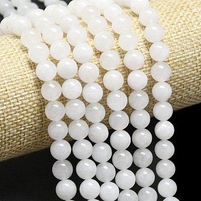 Natural Malaysia Jade Beads Strands G-L645-B01-8mm-01-1