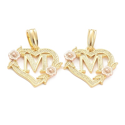 Real 18K Gold Plated Brass  Pendants KK-J042-43G-M-1