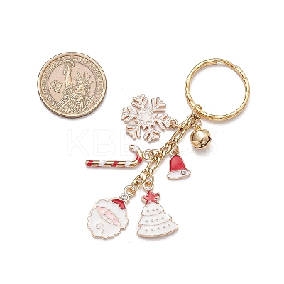Alloy Enamel Brass Bell Keychains X1-KEYC-TA00038-1