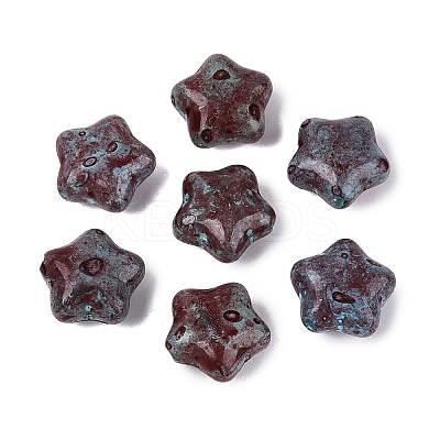 Picasso Opaque Glass Beads SEED-N012-08D-1