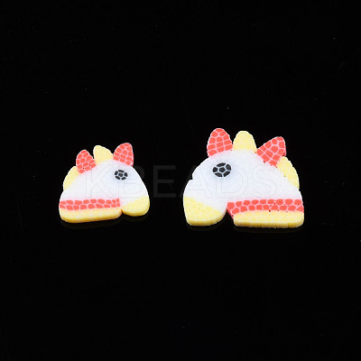 Handmade Polymer Clay Cabochons CLAY-N006-69-1