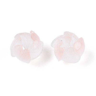Flower Acrylic Bead Caps SACR-T017-49B-1