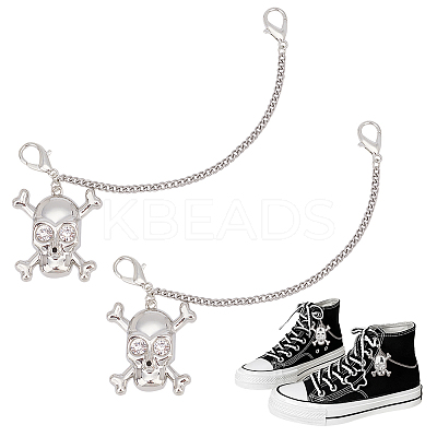 Zinc Alloy Shoe Curb Chains FIND-PH0007-38A-1