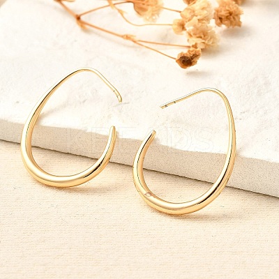 Brass Dangle Earrings X-KK-T056-110G-NF-1