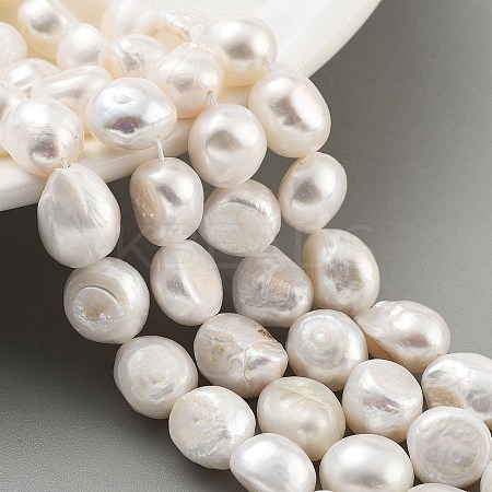 Natural Cultured Freshwater Pearl Beads Strands PEAR-P062-31B-1