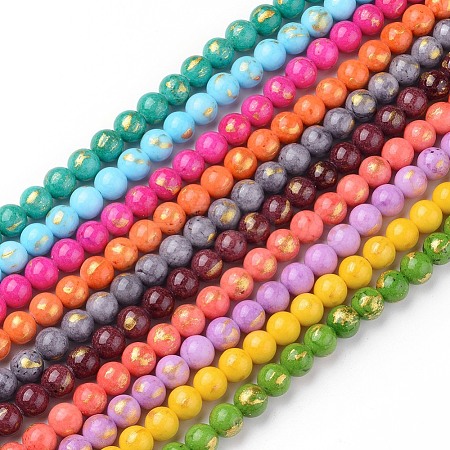 Natural Mashan Jade Beads Strands G-F670-A01-10mm-1
