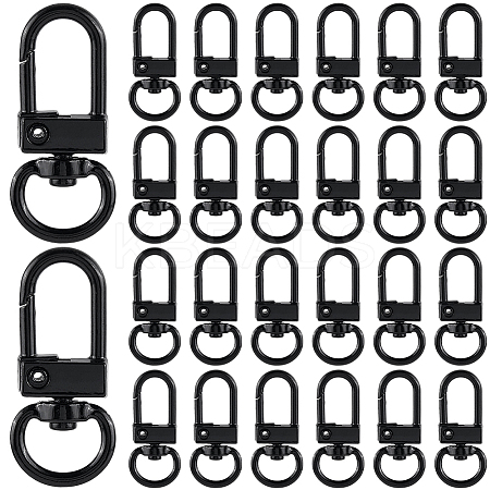36pcs Baking Paint Alloy Swivel Clasps FIND-CP0002-88-1