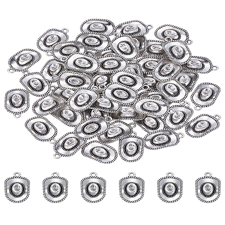 50Pcs Tibetan Style Alloy Pendants FIND-LP0001-85AS-1