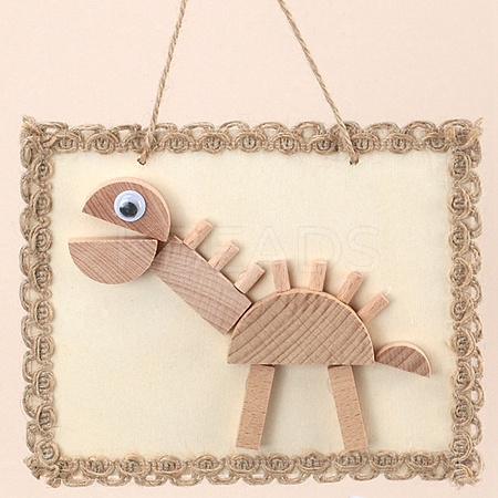 DIY Dinosaur Painting Handmade Materials Package for Parent-Child DIY-P036-02-1