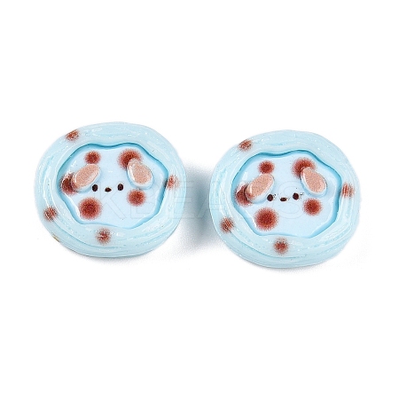 Cartoon Opaque Resin Decoden Cabochons RESI-N039-129D-1