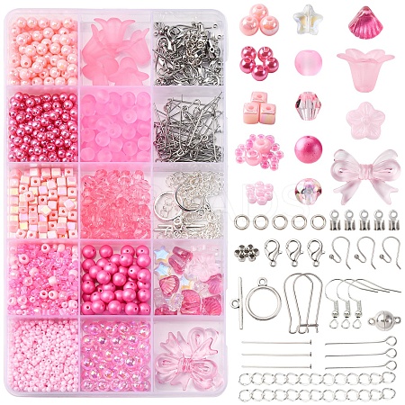 DIY Jewelry Set Making Findings Kits DIY-FS0008-56-1