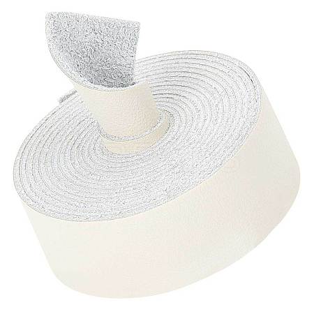 Flat Microfiber Imitation Leather Cord LC-WH0006-07B-06-1