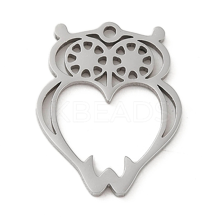 Non-Tarnish 5Pcs 201 Stainless Steel Pendants STAS-B064-06P-1