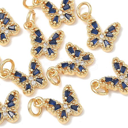 SHEGRACE Brass Pave Clear Cubic Zirconia Pendants XGRQ3Q901-628G-E-1