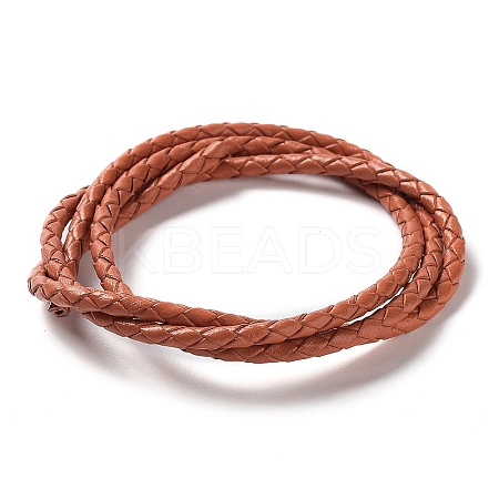 Braided Leather Cord VL3mm-19-1