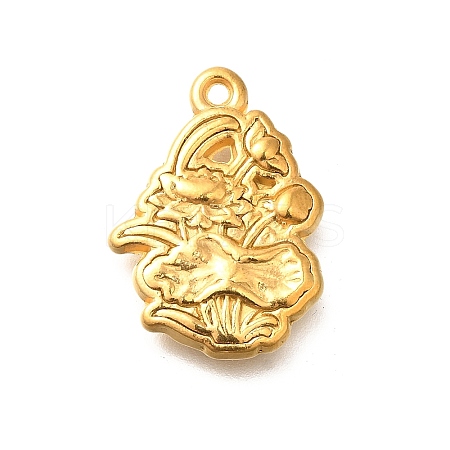 Ion Plating(IP) 304 Stainless Steel Pendants STAS-I321-01G-1