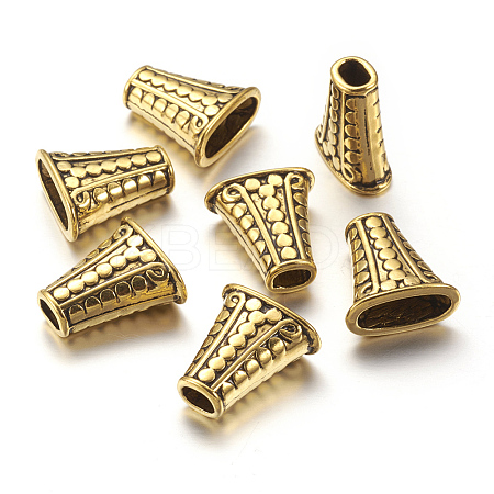 Tibetan Style Alloy Bead Cones LS-GLF1281Y-NF-1