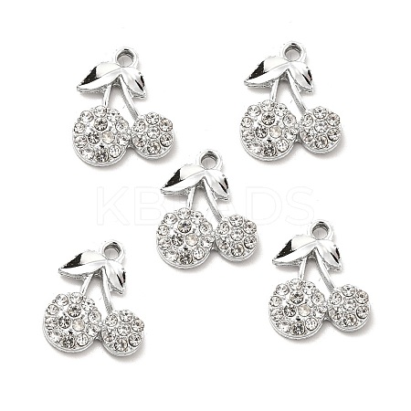 Alloy Rhinestone Pendants ALRI-C007-13P-1