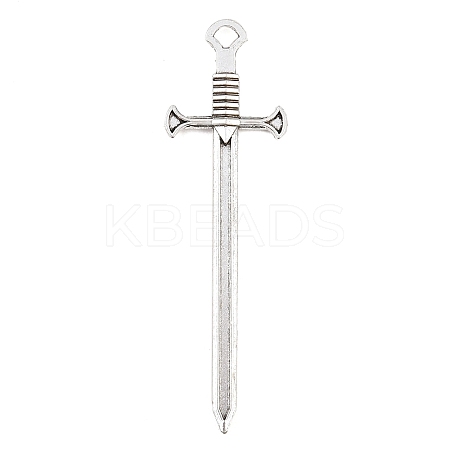 Tibetan Style Alloy Big Pendants AL-CBAC014-01AS-01-1