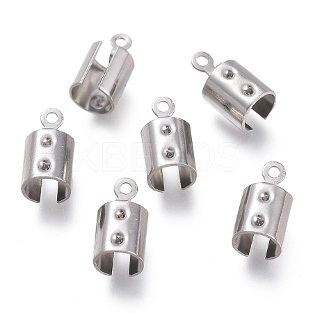 Tarnish Resistant 304 Stainless Steel Folding Crimp Ends STAS-O130-03C-1