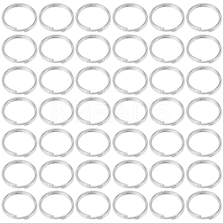 500Pcs 304 Stainless Steel Split Rings STAS-SP0001-66B-1
