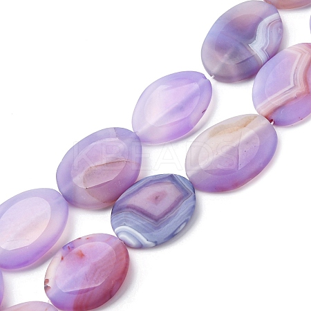 Natural Agate Beads Strands G-P570-B03-01-1