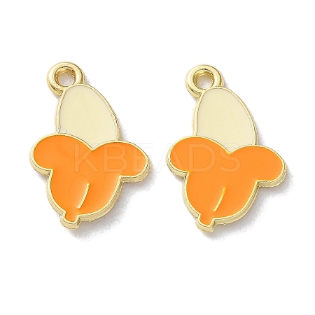 Fruit Alloy Enamel Charms PALLOY-S058-01LG-18-1