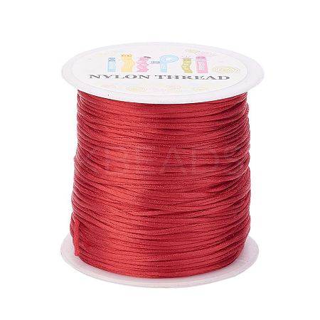 Nylon Satin Rattail Cords NWIR-JP0010-1.0mm-700-1