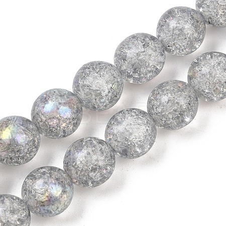 Crackle Czech Pressed Glass Beads GLAA-I061-17-1