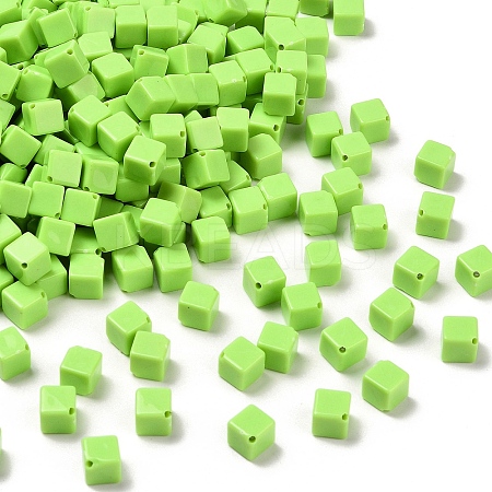 Opaque Acrylic Beads SACR-Z010-01G-1