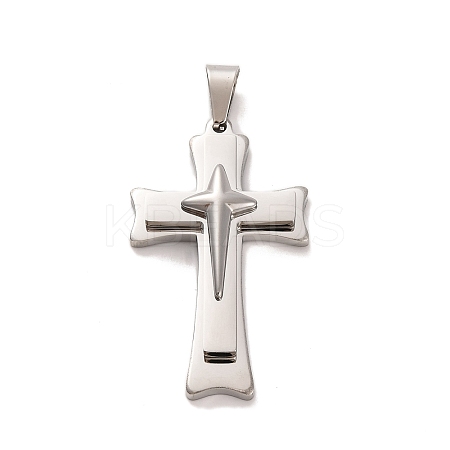Non-Tarnish 304 Stainless Steel Pendants STAS-Z080-02P-1