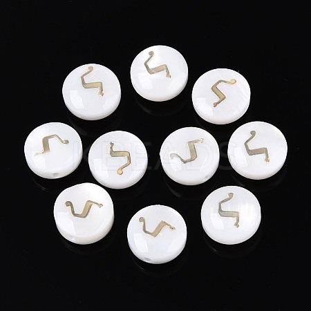 Natural Freshwater Shell Beads LS-BSHE-ZX007-03G-1