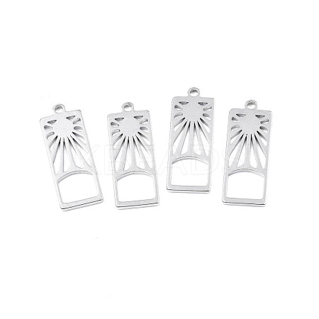 Non-Tarnish 201 Stainless Steel Pendants STAS-T063-171P-1
