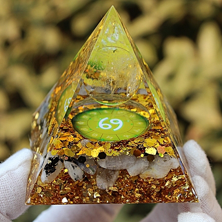Orgonite Pyramid Resin Energy Generators PW-WG82346-09-1