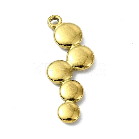 Ion Plating(IP) 304 Stainless Steel Pendants STAS-B058-28G-01-1
