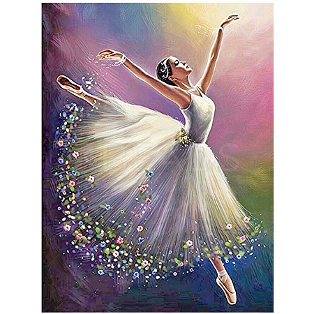 Ballet Dancer DIY Diamond Painting Kit PW-WG87298-01-1