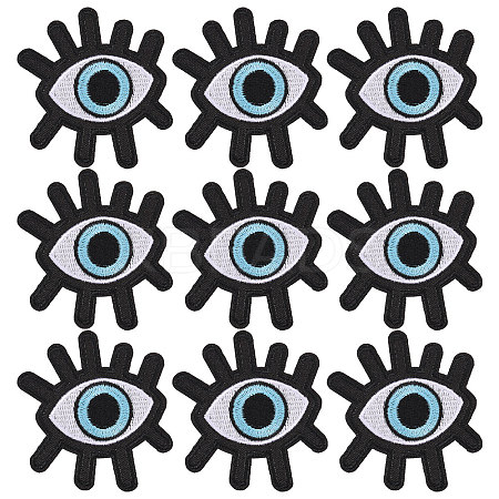 9Pcs Computerized Embroidery Cloth Patches PATC-FH0001-28A-1