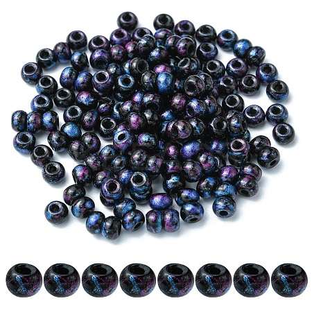 6/0 Opaque Glass Seed Beads SEED-YW0002-13I-1