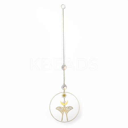 Brass Big Pendant Decorations LS-HJEW-M005-03G-02-1
