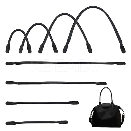 8Pcs 4 Style PU Leather Sew on Bag Handles PURS-WR0001-26C-1