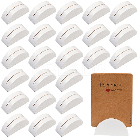 24Pcs Pine Wood Name Card Holder DJEW-SP0001-21A-03-1