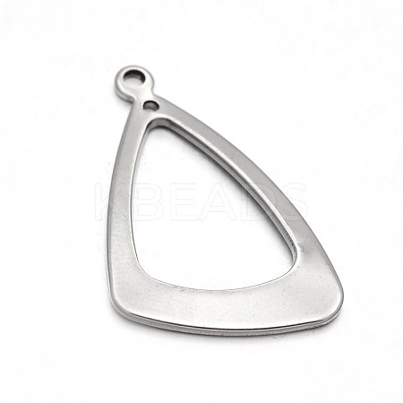 Non-Tarnish Triangle Ring 304 Stainless Steel Pendants LS-X-STAS-N073-20-1