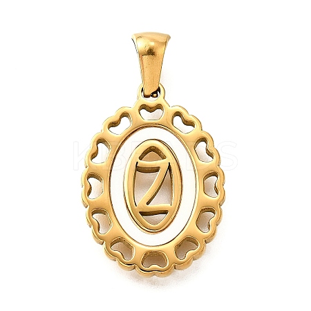 Golden 304 Stainless Steel Pendants STAS-K300-02G-Z-1